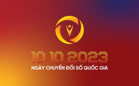 BỘ NHẬN DIỆN HƯỞNG ỨNG NGÀY CHUYỂN ĐỔI SỐ QUỐC GIA 10.10.2023