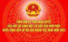 Toàn văn Dự thảo Nghị quyết sửa đổi, bổ sung một số điều của Hiến pháp 2013